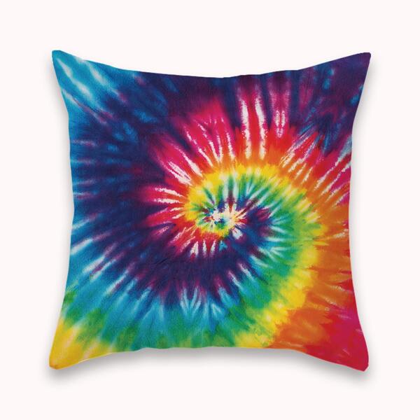 

Tie Dye Pattern Cushion Cover Without Filler, Multicolor