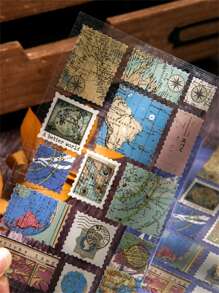 2シート ミックスパターン ランダム ステッカー - マルチカラー - チェックする 5