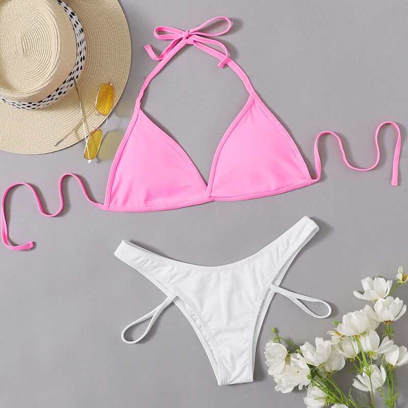 

Triangle Bikini Swimsuit, Multicolor
