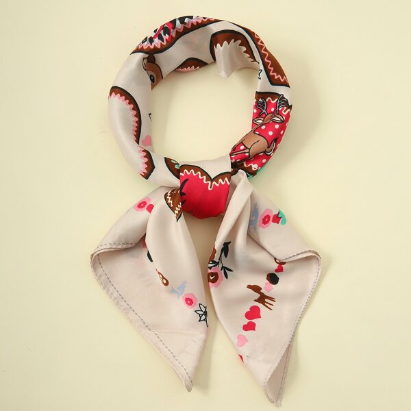 

Flower Pattern Bandana, Multicolor