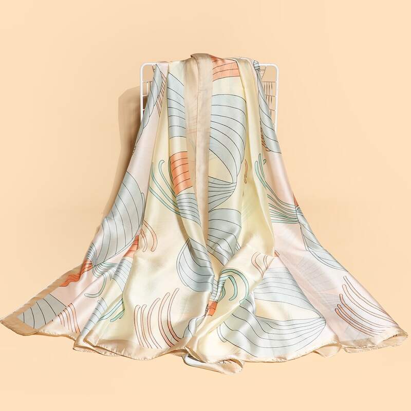 

Line Printing Scarf, Multicolor