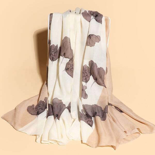 

Flower Print Scarf, Multicolor