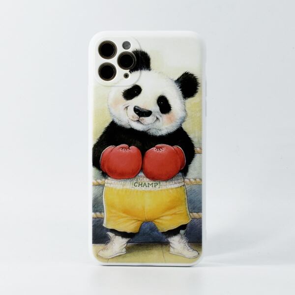 

Boxing Panda iPhone Case, Multicolor