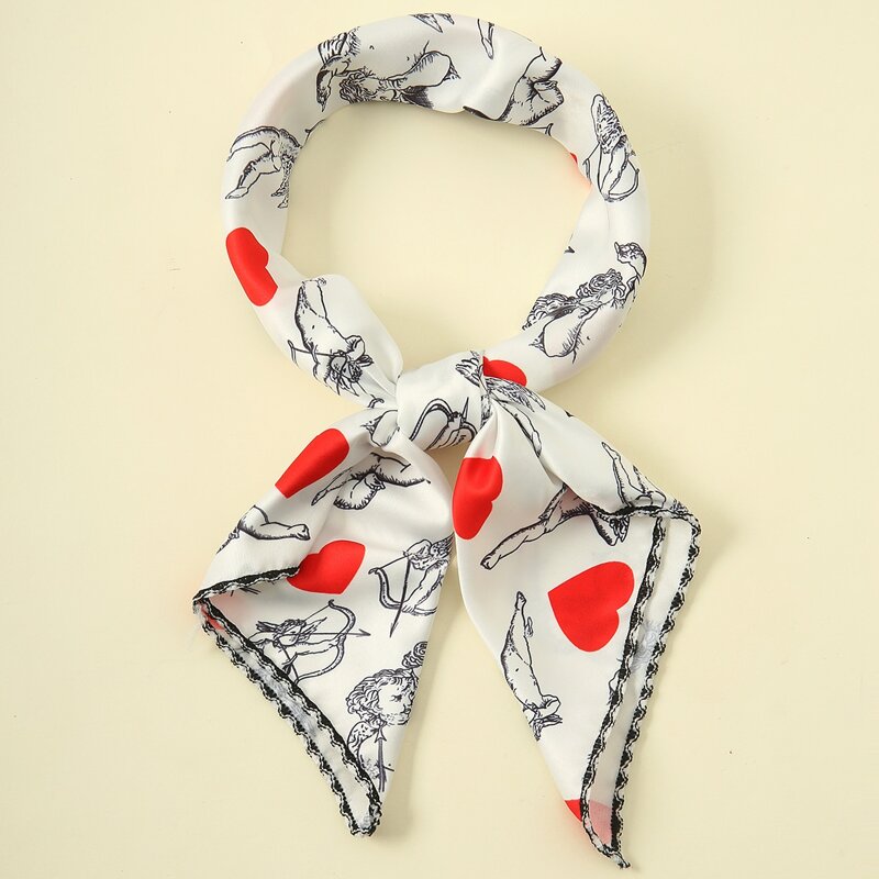 

Heart Pattern Bandana, Multicolor