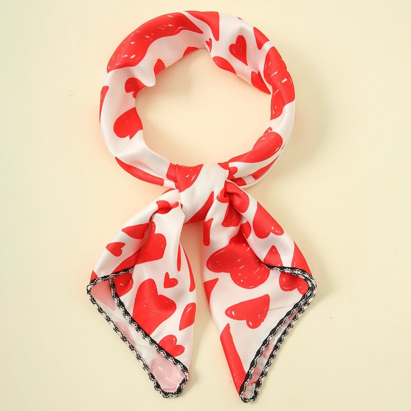 

Heart Pattern Bandana, Multicolor
