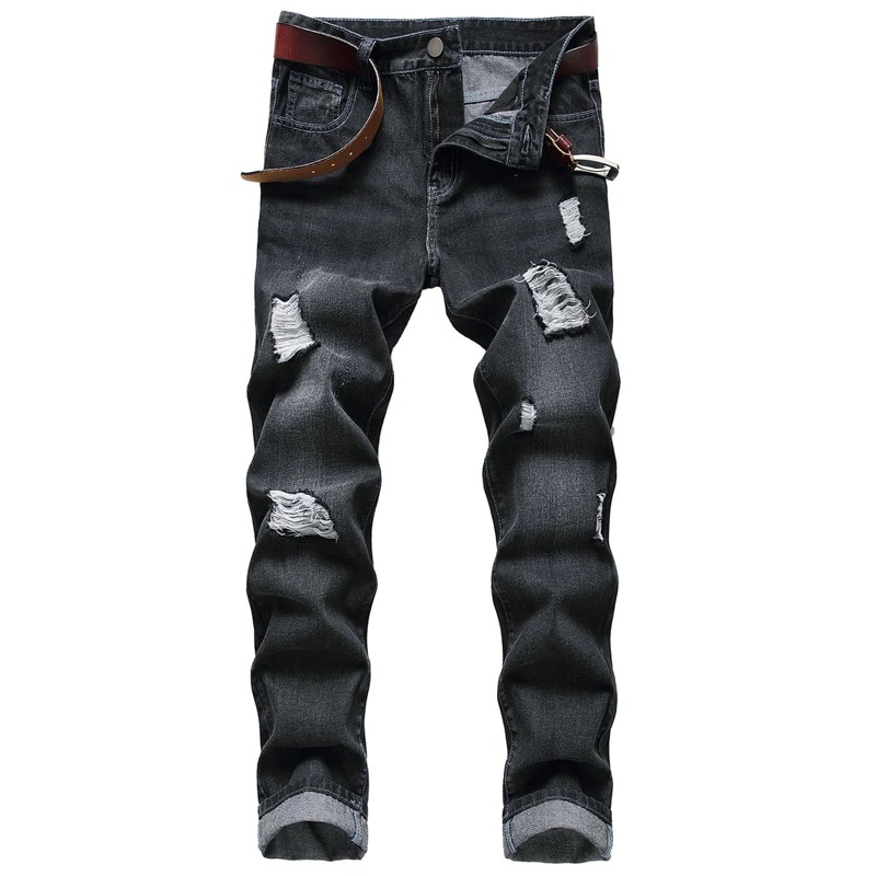 

Guys Ripped Jeans, Black