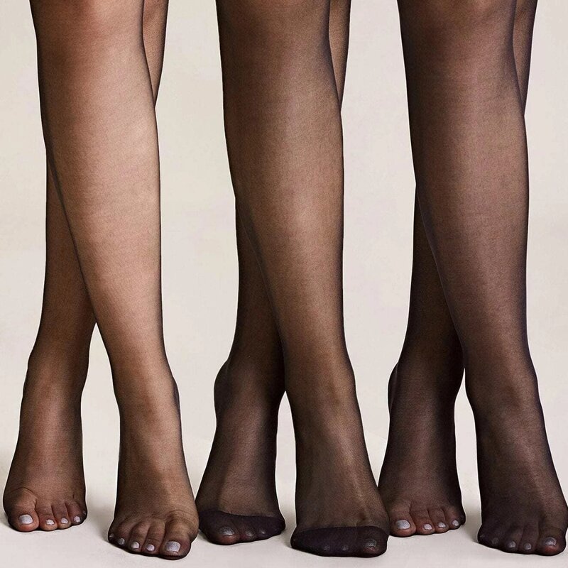 

3pairs Mesh Tights, Black