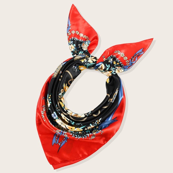 

Flower Print Bandana, Multicolor