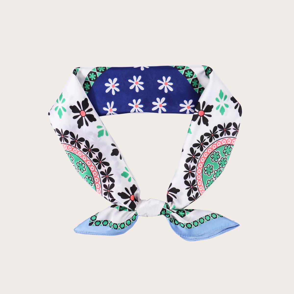 

Floral Pattern Bandana, Multicolor
