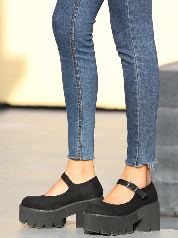 mary jane platform clogs