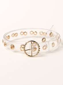 Cinturón transparente con ojal - transparente - Ver 1