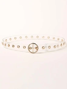 Cinturón transparente con ojal - transparente - Ver 2