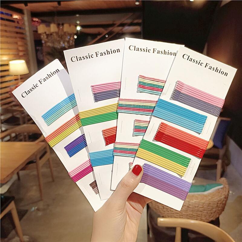 

50pcs Random Bobby Pin, Multicolor