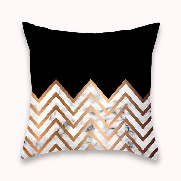 

Chevron Pattern Cushion Cover Without Filler, Multicolor