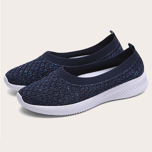 

Slip On Knit Sneakers, Blue