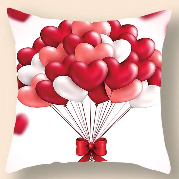 

Balloon Print Cushion Cover Without Filler, Multicolor