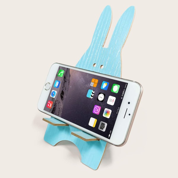 

Rabbit Design Desktop Phone Holder, Blue