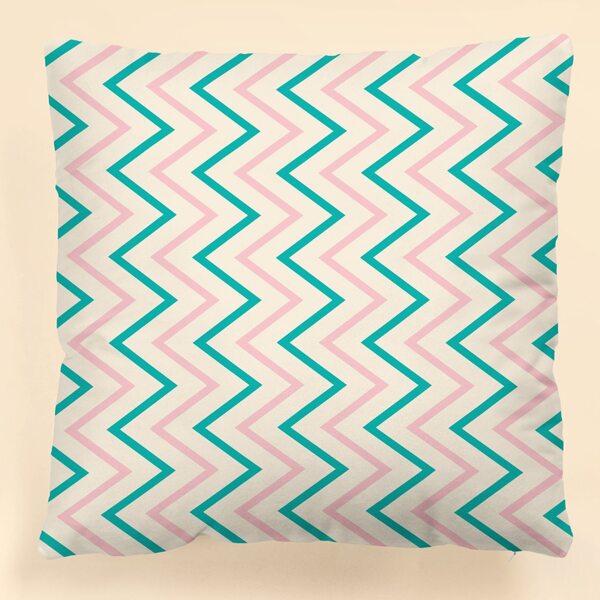 

Chevron Pattern Cushion Cover Without Filler, Multicolor