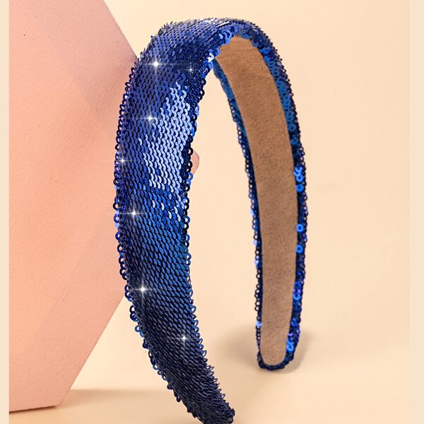 

Sequins Decor Hair Hoop, Blue