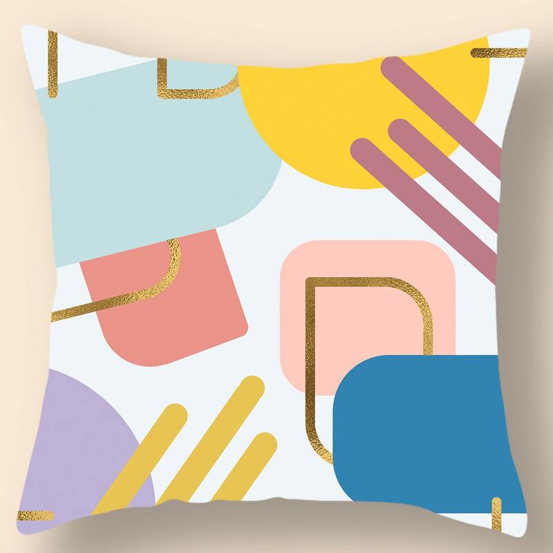 

Graphic Print Cushion Cover Without Filler, Multicolor