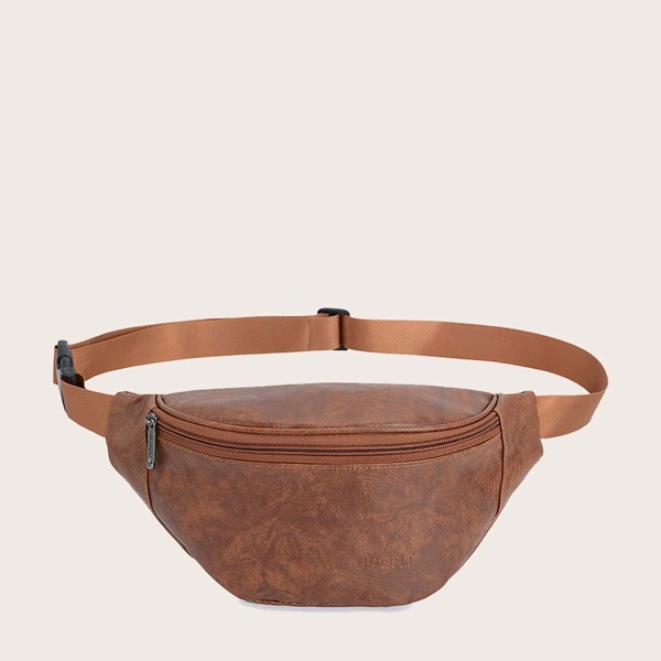 

Men Vintage Design Fanny Pack, Brown