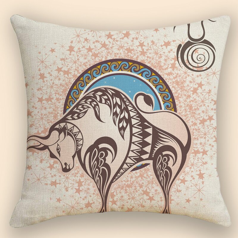 

Constellation Print Cushion Cover Without Filler, Multicolor