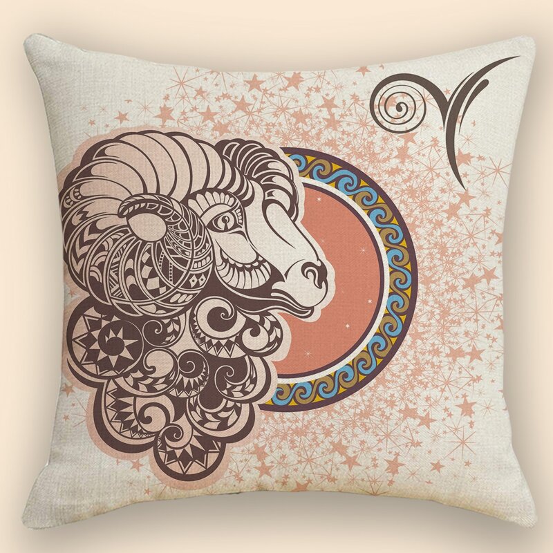 

Constellation Print Cushion Cover Without Filler, Multicolor