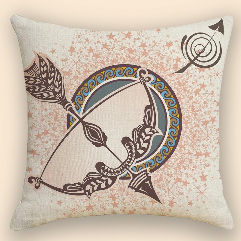 

Constellation Print Cushion Cover Without Filler, Multicolor