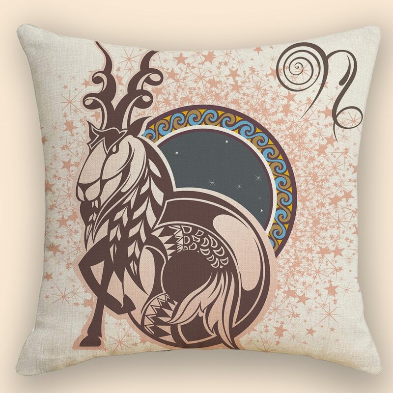 

Constellation Print Cushion Cover Without Filler, Multicolor