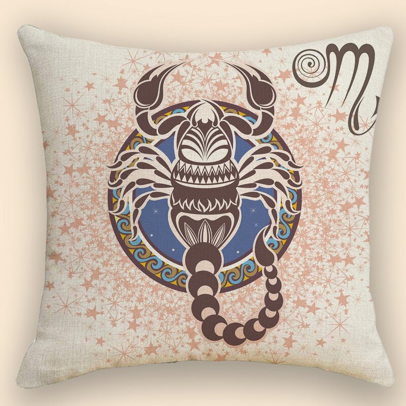 

Constellation Print Cushion Cover Without Filler, Multicolor