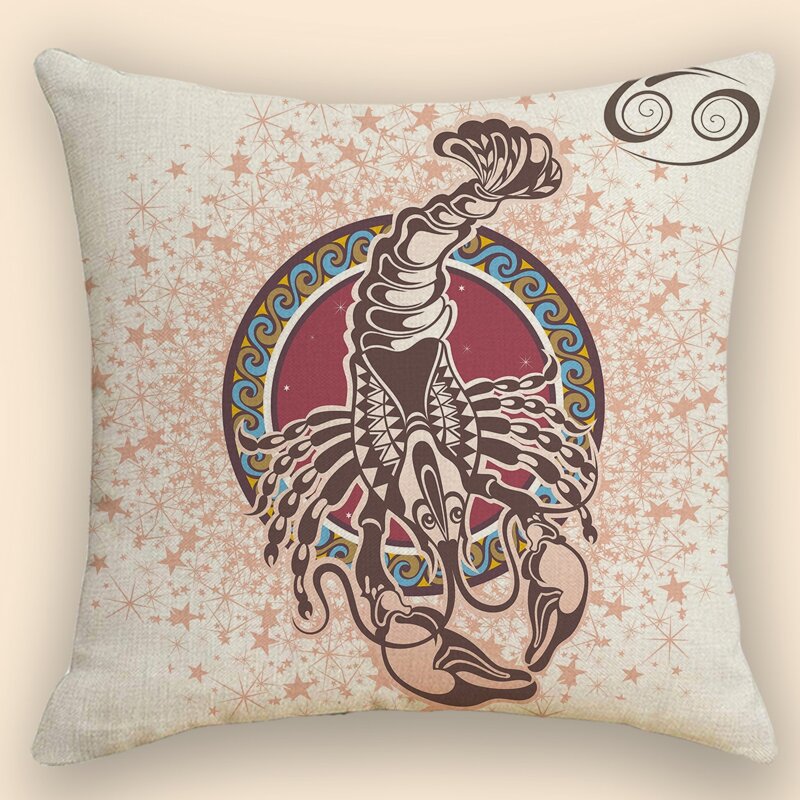 

Constellation Print Cushion Cover Without Filler, Multicolor
