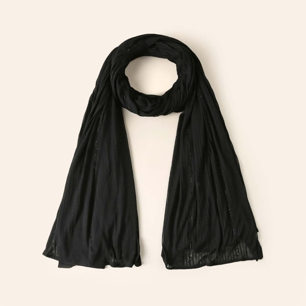 

Plain Black Scarf
