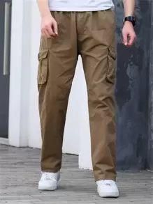 Manfinity Men Flap Pocket Cargo Pants