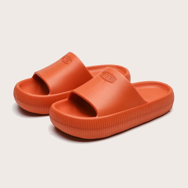 

Letter Embossed Slides, Orange
