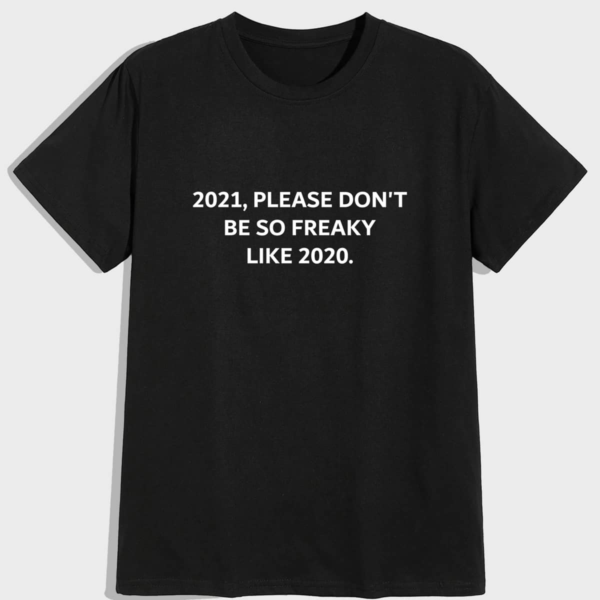 

Guys Letter Drop Shoulder Tee, Black