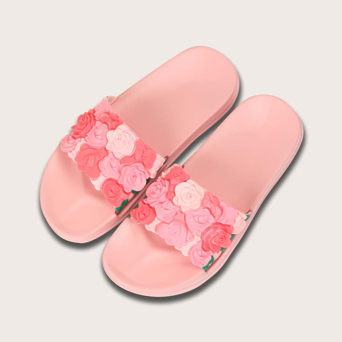 

Flower Pattern Slides, Pink