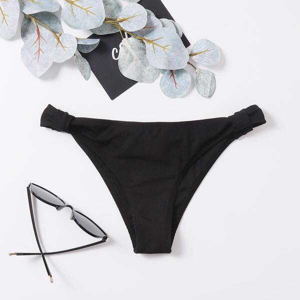 

Solid Bikini Panty, Black