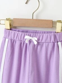 Đồ bộ em bé Ruy băng Thể thao - Màu Lilac Tím - Xem 6