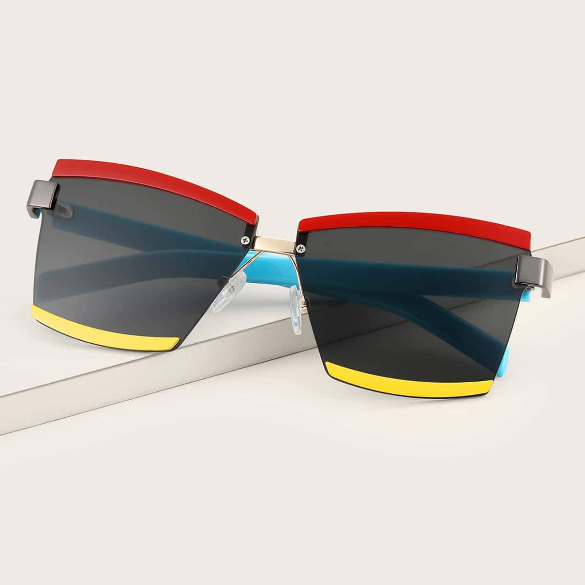 

Colorblock Frame Sunglasses