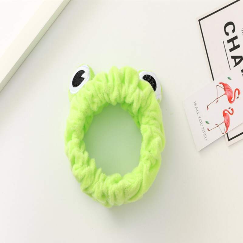 

Frog Design Bath Headband, Green