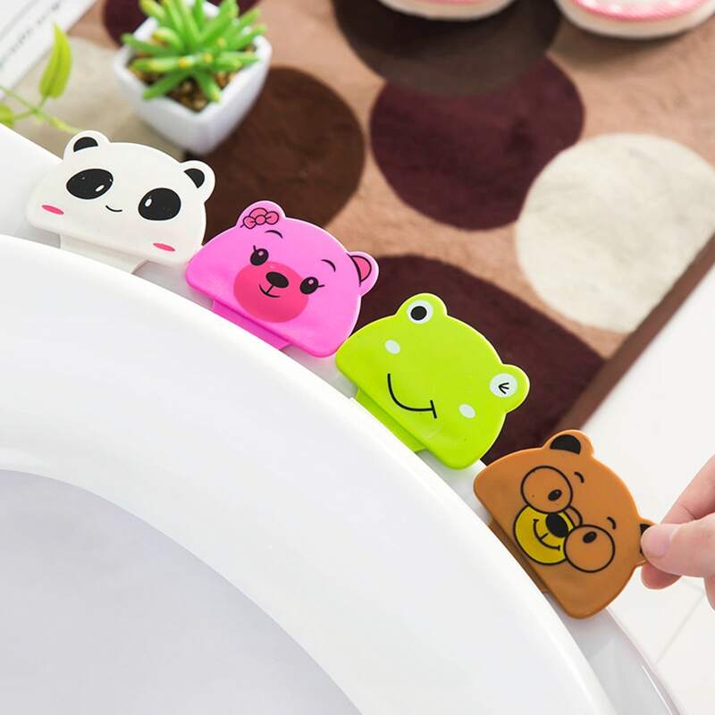 

3pcs Random Cartoon Toilet Seat Lifter Handle, Multicolor
