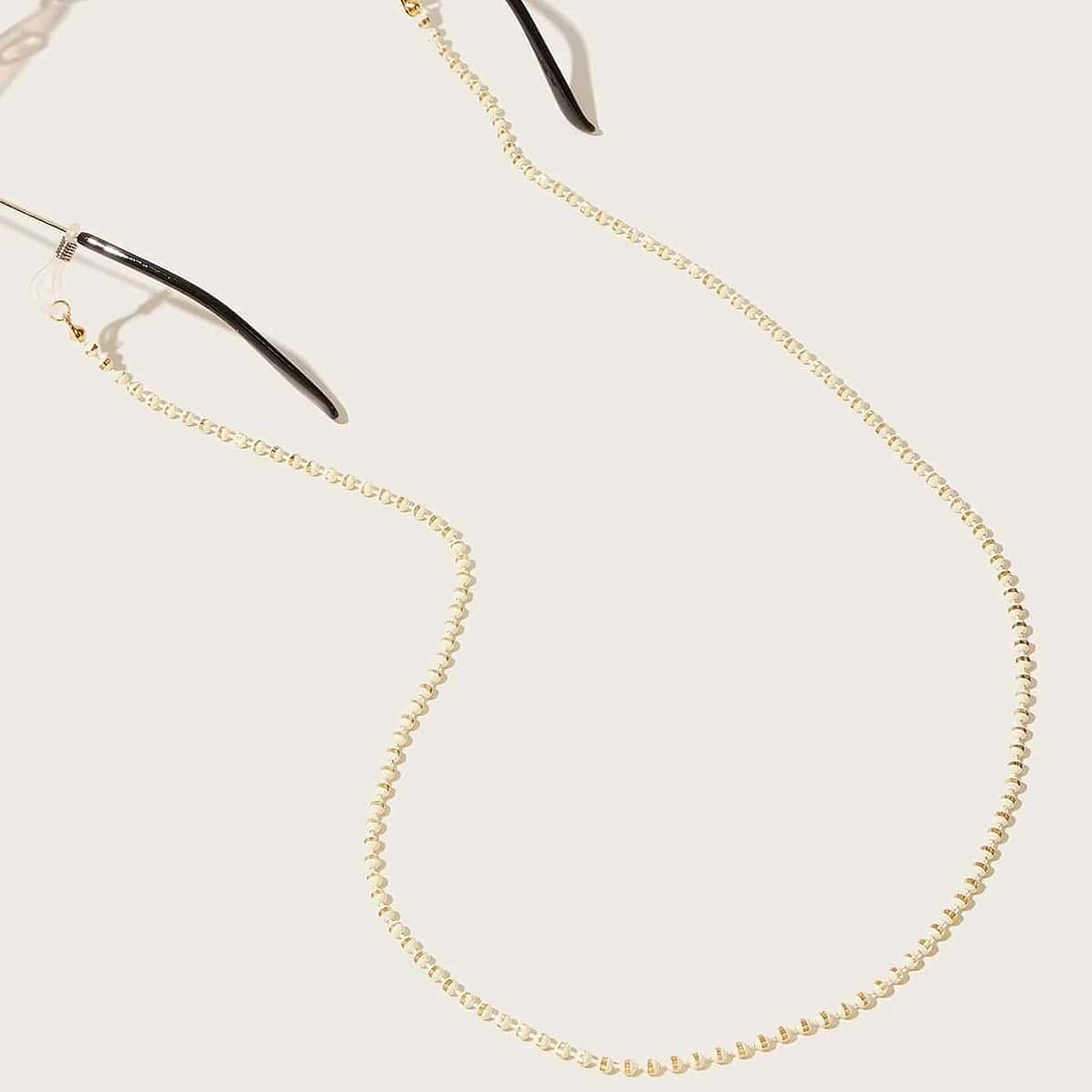 

Beaded Glasses Chain, Gold