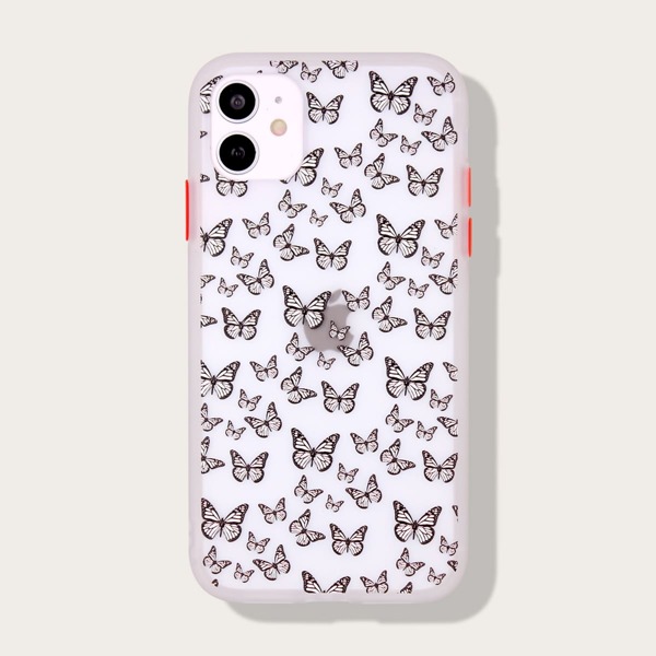

Чехол для iPhone с принтом бабочки, Чёрный