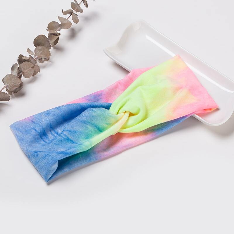 

Tie Dye Twist Headband, Multicolor