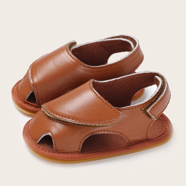 

Baby Boy Velcro Strap Sandals, Brown