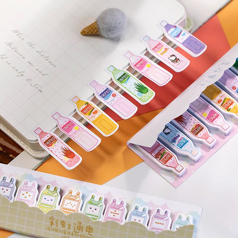 

1pc Cartoon Graphic Random Sticky Note, Multicolor