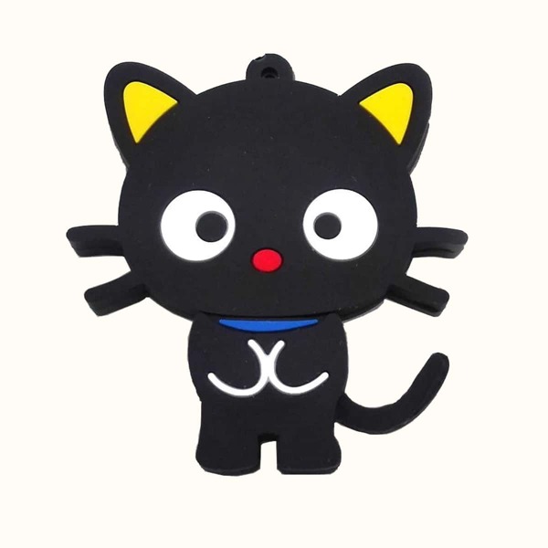 

Cartoon Cat Shaped USB Flash Drive, Black