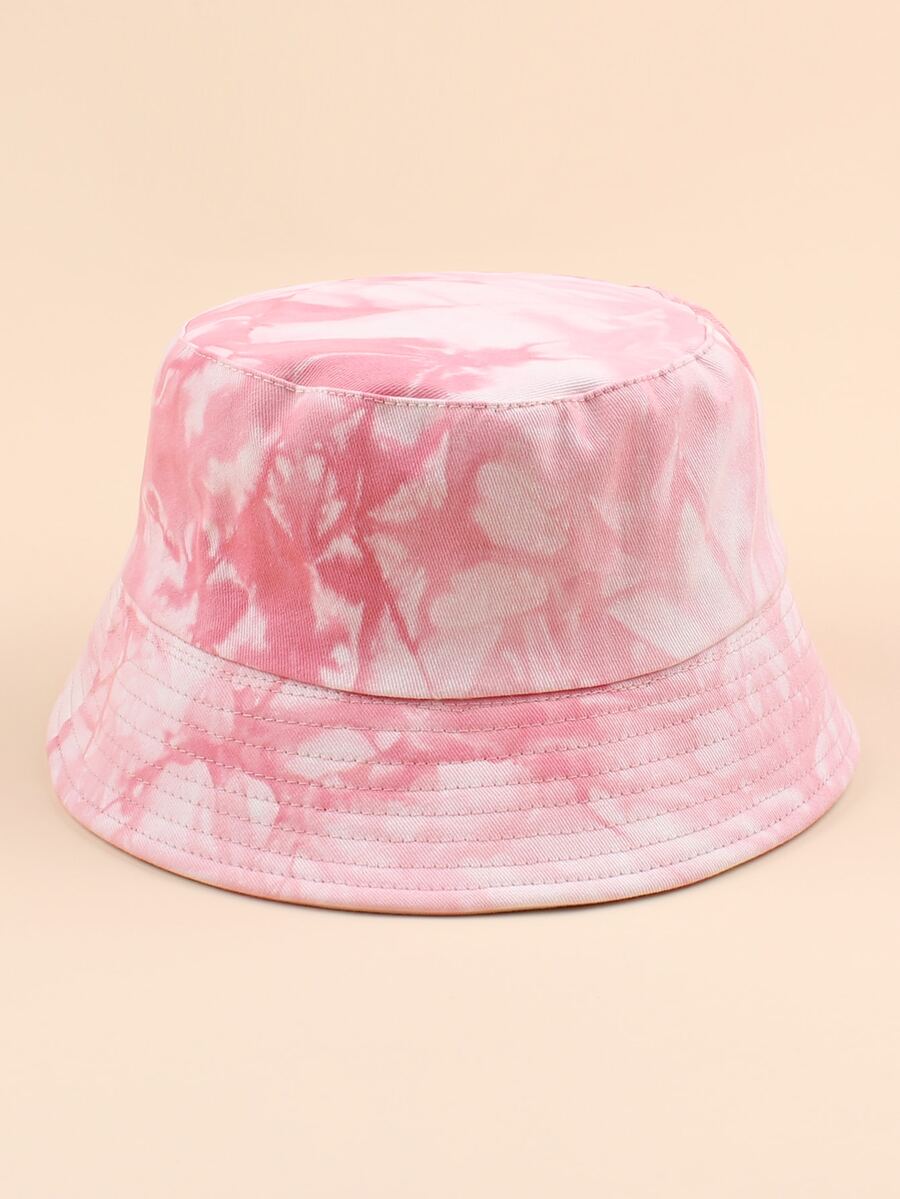 Tie Dye Pattern Reversible Bucket Hat - View 1