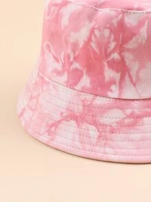 Tie Dye Pattern Reversible Bucket Hat - View 3