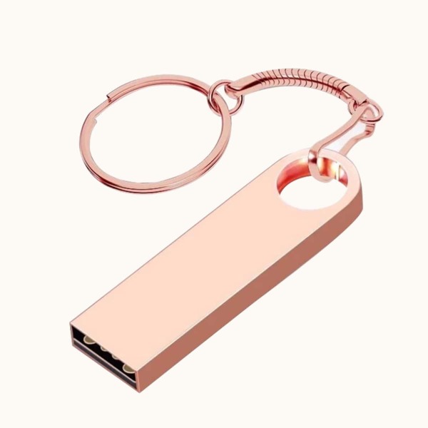 

Металличесский USB-флеш-накопитель, Розовые